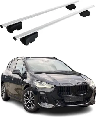 Image de Barres de transversales pour BMW Série 2 Active Tourer U06 2021-24 Fer Argent
