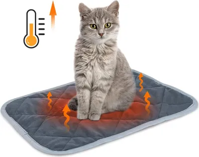 Produktbild von Selbstwärmende Decke für Katzen und Hunde, Haustier Wärmematte, Waschbare Welpen Thermodecke, Selbstwärmende Winter Wärme Hundematte, Hund rutschfeste Wärmedecke, Größe S 40x50cm