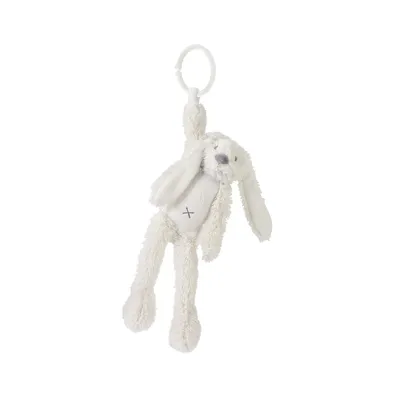 Productafbeelding van Happy Horse knuffelkonijn Richie, ivoorwit, met bevestigingsclip