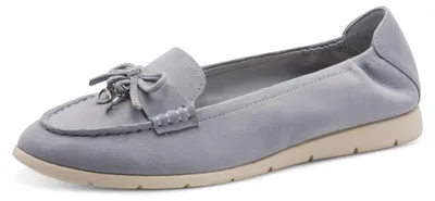 Productafbeelding van Tamaris dames slippers, leer, blauw, maat 41 EU