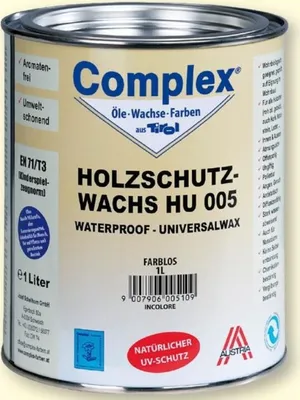 Produktbild von Complex - Holzschutzwachs HU 005 - Qualität aus Tirol