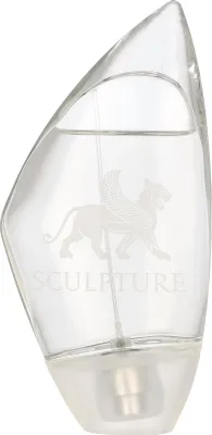 A clear, studio shot of a perfume bottle.