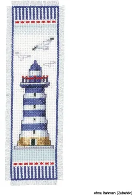 Produktbild von Vervaco Lesezeichen "Leuchtturm", Zählmuster