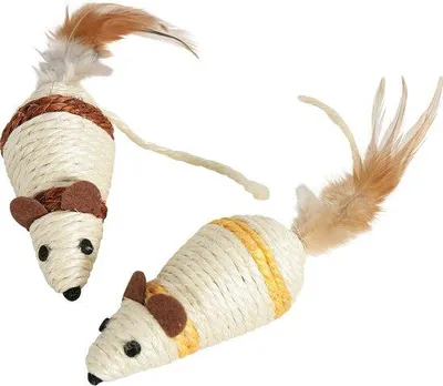 Productafbeelding van Sisal Kattenmuis Speelgoed voor Uren Speelplezier