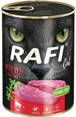 Produktbild von DOLINA NOTECI Rafi Cat Adult with veal - Nassfutter für Katzen - 400g