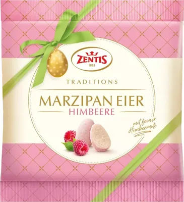 Produktbild von Zentis Marzipan-Eier Himbeere 125g