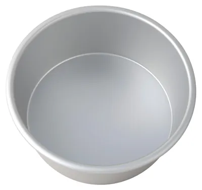 Zdjęcie produktu dla KAMBERG - Forma do pieczenia, okrągła, średnica 18 cm, wysokość 7,5 cm, wykonana z eloksowanego aluminium, kolor srebrny
