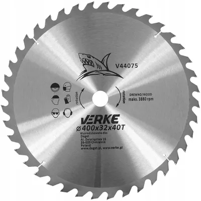 Obrázek produktu pro Pilový kotouč s SK plátky 400x32mm 40T 66352