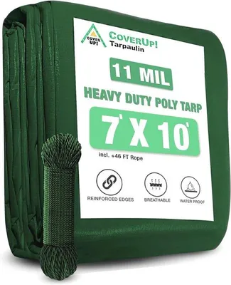 Obrázek produktu pro Nepromokavá plachta, zelená, 2 x 3 m, textilní