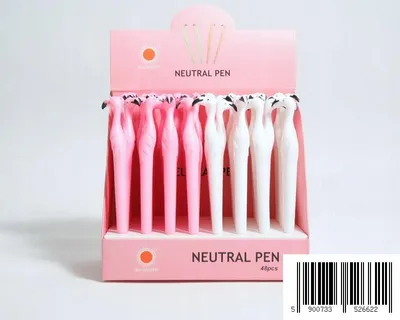 Produktbild von Süßer Flamingo Kugelschreiber - Dekorativer Stift für Schule & Büro in Rosa oder Weiß