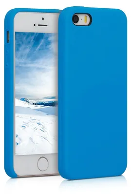 Produktbild von kwmobile Handyhülle für Apple iPhone SE (1.Gen 2016) / iPhone 5 / iPhone 5S Hülle - Case Silikon - Kabelloses Laden - Schutzhülle Cover in Strahlend