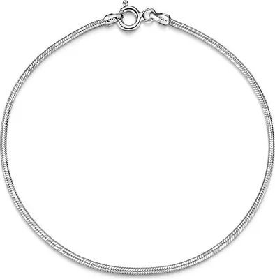 Produktbild von SILBERKETTEN STORE Schlangenkette Armband 1,6mm - 925 Silber, Länge wählbar von 16-25cm - 25cm