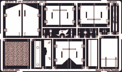 Produktbild von Eduard Accessories M-26 Fotoätzsatz 1:35 35371