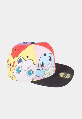 Image de Pokemon Snapback Cap Multi Pop Art
