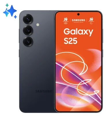 Produktbild von Samsung Galaxy S25 SM-S931B/DS, 15,8 cm (6.2"), 12 GB, 256 GB, 50 MP, Android 15, Schwarz