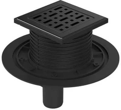 Imagen del producto de Rejilla de desagüe para suelo, marca Chud?, color , modelo D40, con rejilla de acero inoxidable, color , modelo F1 383 A C