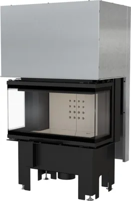 Produktbild von Intelligenter Kamineinsatz KRATKI NBC 680/280 7 kW Ø 160 mit Schiebetür MSK