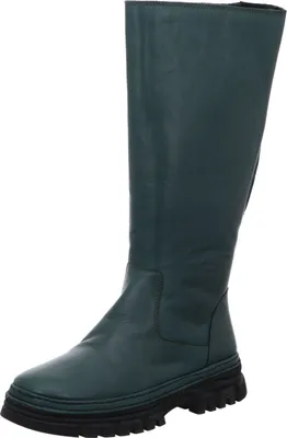 Produktbild von Gemini Damen Stiefel Plateau Langschaft aus Leder mit losen Einlagen 390005-02, Größe:41 EU, Farbe:Grün
