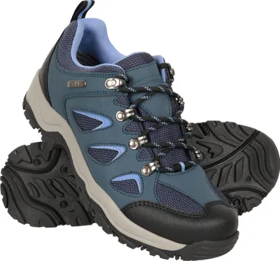 Image de Mountain Warehouse - Chaussures de marche "Adventurer" pour femmes, imperméables MW3730 (39 EU) (Bleu marine)