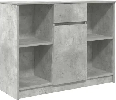 Immagine prodotto di Credenza con Cassetto Grigio Cemento 101x35x76 cm in Truciolato