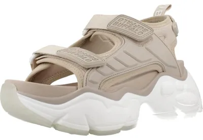 Produktbild von BUFFALO BINARY TRACK Plateau-Sneaker Beige