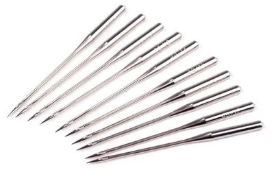 Produktbild von 10 Standard Nähmaschinennadeln Flachkolben 130R/705H, Nr. 80