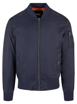 Zdjęcie produktu dla Urban Classics - SHINY BOMBER Jacke navy - L