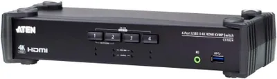 Produktbild von 4-fach USB 3.0, 4K HDMI KVM-Switch mit Audio-Mischfunktion