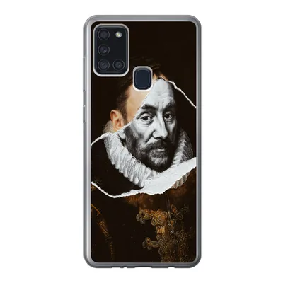 Produktbild von MuchoWow® Handyhülle Schutzhülle Hülle für Samsung Galaxy A21s Wilhelm von Oranien - Alte Meister - Adriaen Thomasz Silikon Softcase Handy Hülle - Hartschale