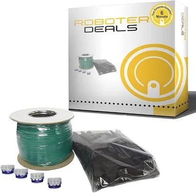 Immagine prodotto di Kit di installazione per tutti i robot tagliaerba Mowox (100 metri di filo, 200 picchetti per prato, 4 connettori)