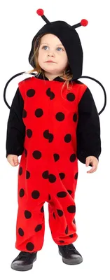 Produktbild von Amscan Baby-Kostüm Marienkäfer Onesie - Verkleidung 12-18 Monate
