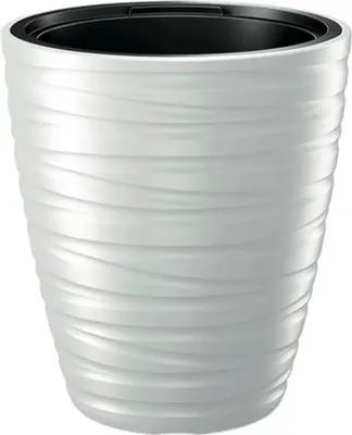 Produktbild von Blumentopf MAZE Kunststoff Ø 47,5 cm H 41,9 cm weiß inkl. Pflanzeinsatz