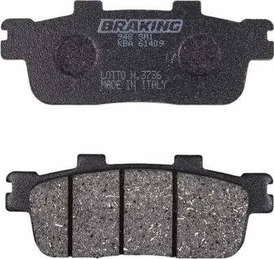 Produktbild von Braking 948sm1 Kymco Semi-gesinterte Bremsbeläge Grau  Grau One Size