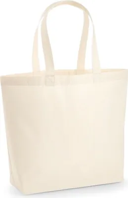 Image de Westford Mill W225 | Premium Coton Maxi Tote 39 x 36.5 x 13 cm - Couleur : Natural - Taille : One Size