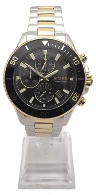 Produktbild von ChronoMeister Armbanduhr Boss Admiral Chronograph 1513908 Herrenuhr Edelstahl Silber Neu