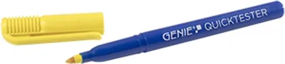 Imagen del producto de GENIE, bolígrafo detector de billetes falsos, modelo Quicktester 11796, paquete de 10 unidades
