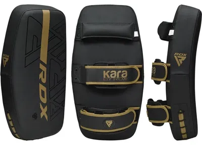 Image de RDX Sports F6 Kara Thai Arm Pad Noir Mat Avec Or