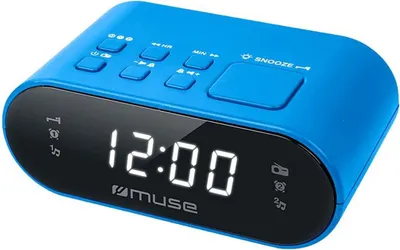 Immagine prodotto di Muse M10bl Sveglia Blu Taglia Unica / Spina UE 220V Blu Taglia Unica