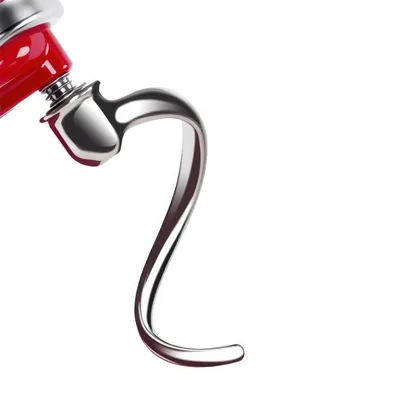 Produktbild von Edelstahl-Knethaken 304 für KitchenAid Tilt-Head 4,5–5 QT, Spiral-Knethaken, rostfrei, spülmaschinenfest, ideal für Brot, Pizza, Hefeteig