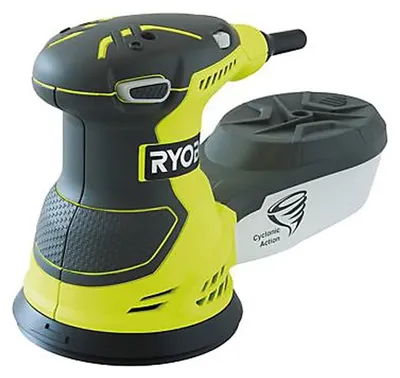 Image de Ponceuse excentrique RYOBI ROS300 300W 125 mm livrée avec 5 abrasifs