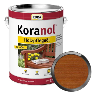 Produktbild von KORA Koranol Holzpflegeöl 2.5 Liter Bangkirai