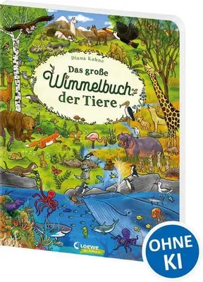 Produktbild von Das große Wimmelbuch der Tiere