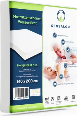 Produktbild von Sensalou Matratzenschoner Wasserdicht - Nässeschutz Matratzenauflage - 140 x 200 cm