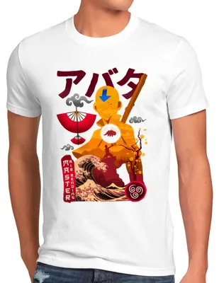 Produktbild von A.N.T. Master Air Bending Herren T-Shirt avatar anime japan manga last