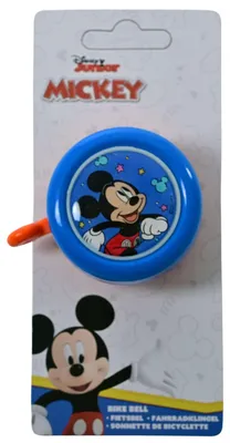 Productafbeelding van Disney Mickey Mouse Fietsbel - Jongens - Blauw Oranje