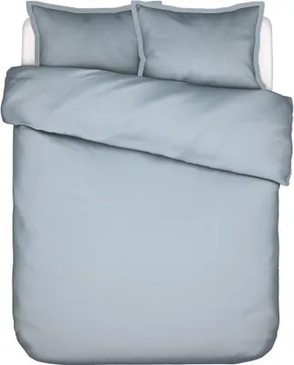 Produktbild von Essenza Bettwäsche-Garnitur Satin Aziza Farbe Zen blue Größe 155x220+80x80