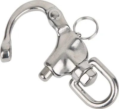 Produktbild von Mountaineering -Klettern Häppchen 316 Edelstahl Rotation Schnellanschließung Snap Hook12x70mmmm