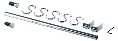 Produktbild von Linero Classic Reling-Set 90 cm mit 5 Haken verchromt