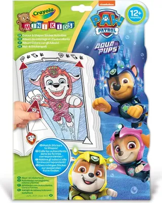 Produktbild von Crayola Mini Kids - Mal- und Stickerbuch PAW Patrol