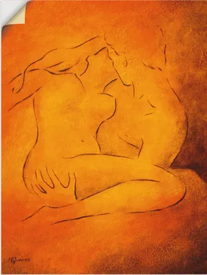 Produktbild von ARTland Wandbild, selbstklebend Flammende Leidenschaft Größe: 30x40 cm